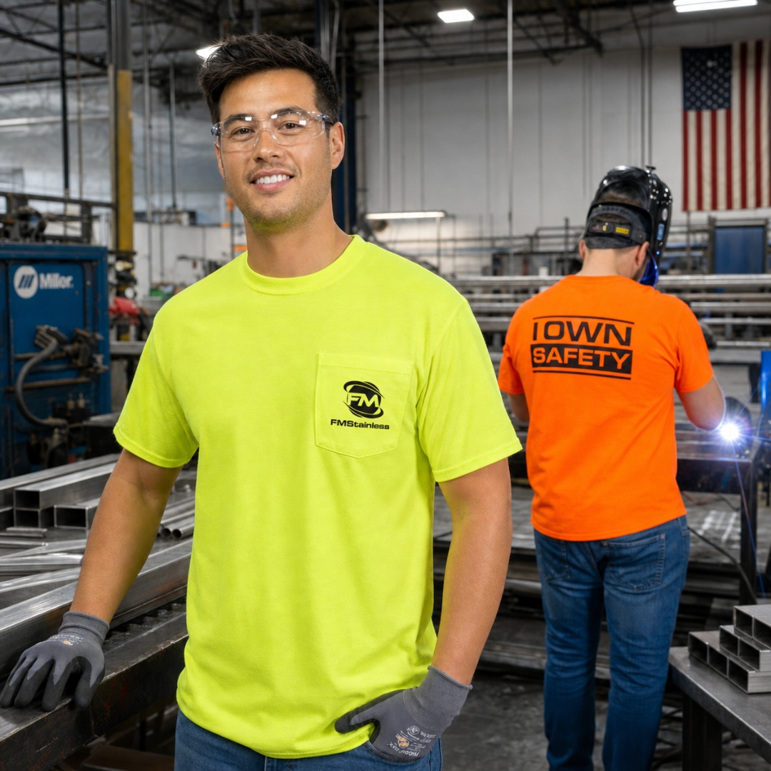 FM Stainless safety tees